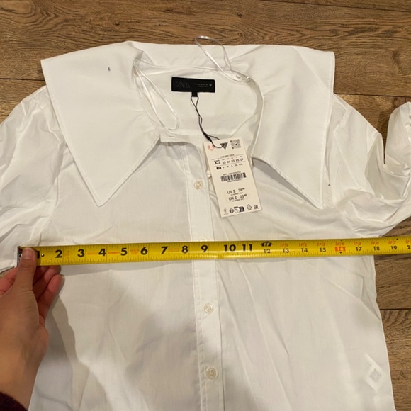 Zara Bib collar poplin Short (XS) - Picture 4 of 6